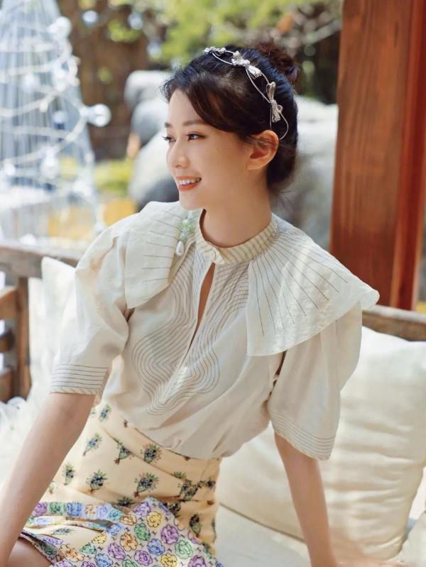 喬欣，膚白貌美的她，妥妥的氣質女神