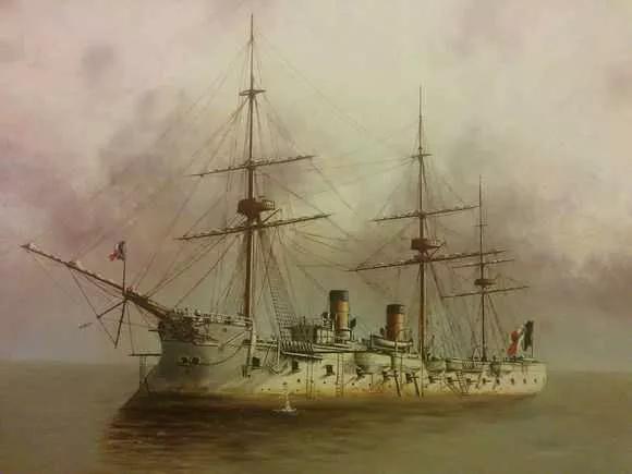 中法戰爭時，法國遠東艦隊參戰軍艦一覽