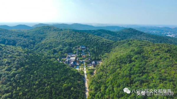 中秋節前，鳥瞰八公山美景惹人醉