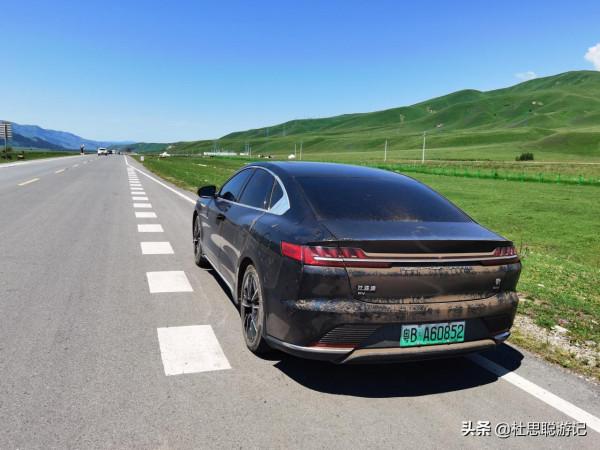漢EV自駕新疆，充電站不再是出行瓶頸，直流交流充電樁都齊全