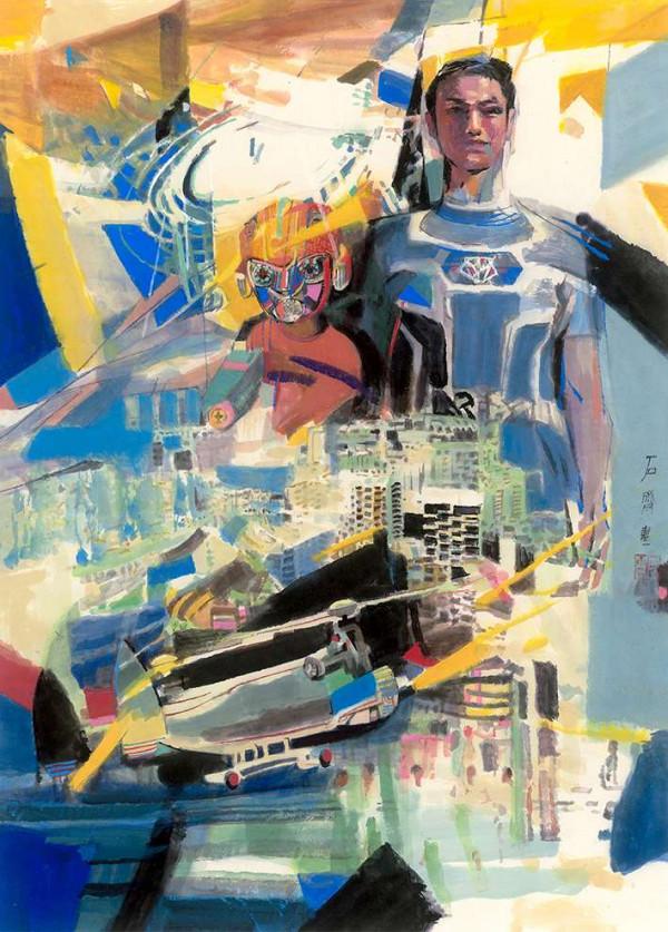 藝術家石齊為電影《我和我的父輩》跨界創作國畫作品亮相