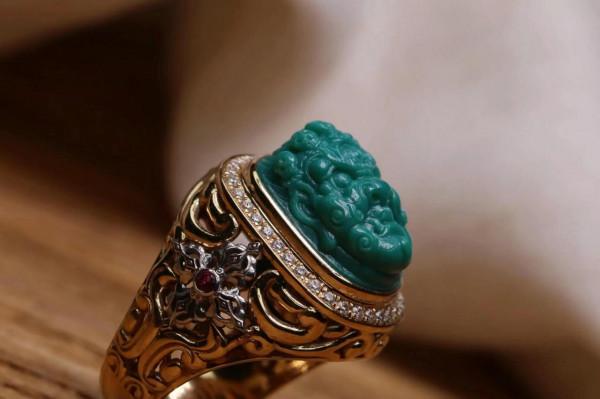 【十字金剛杵-大黑天男戒】