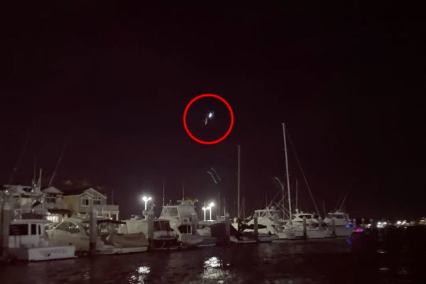 南加州直升機“失控旋轉”墜海，失事前畫面曝光