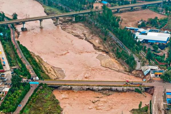 暴雨過後的山西，境內多處景點受到損壞，修復難度超出想象