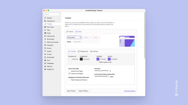 Vivaldi 5.0釋出:引入可共享主題 增強翻譯面板等新功能 Vivaldi 5.0釋出:引入可共享主題 增強翻譯面板等新功能