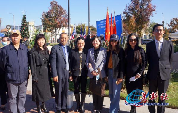 南加僑胞與美退伍老兵舉行南京大屠殺及珍珠港事件死難者公祭