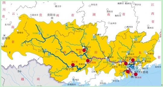 廣西內河運輸大戰略:東擴西進北上南下 廣西內河運輸大戰略:東擴西進北上南下