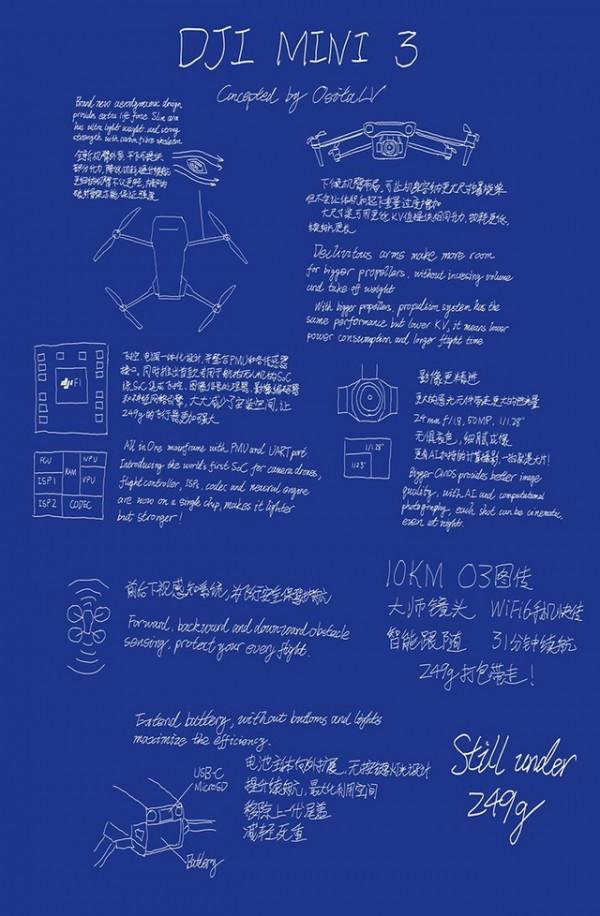 明年釋出 大疆DJI Mini 3無人機規格引數曝光