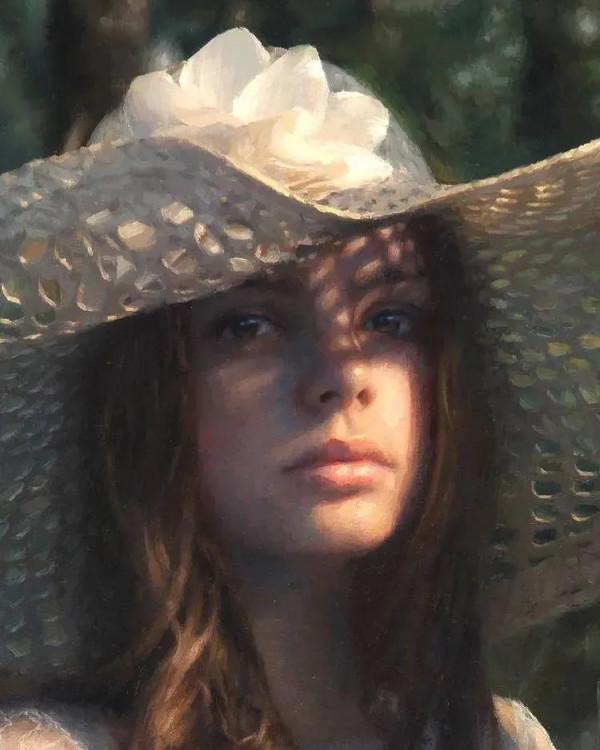 畫家的模特兒和畫像同框你見過嗎？