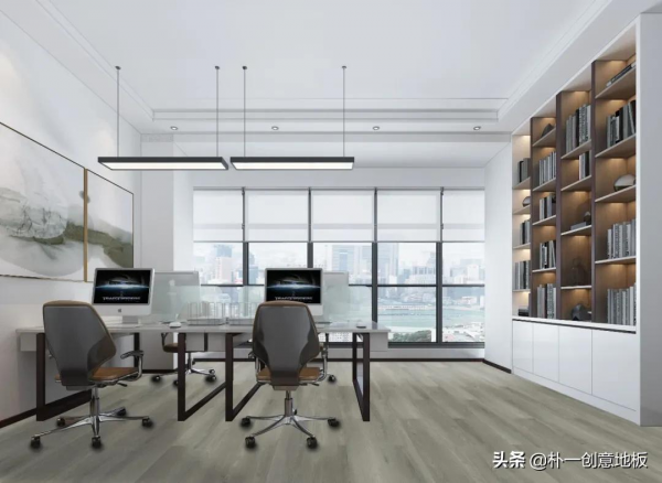 全屋鋪上木紋的石塑地板,別提有多愜意了 全屋鋪上木紋的石塑地板,別提有多愜意了