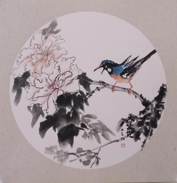 當代著名青年女畫家曹玉紅景德鎮陶瓷和國畫作品，請欣賞、收藏