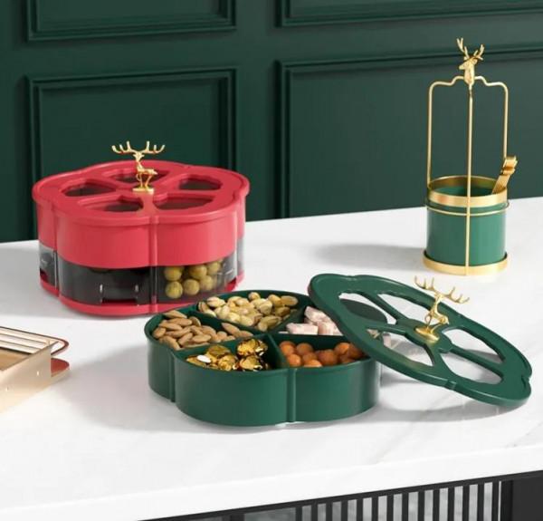 傳統果盤淘汰了！新式&OpenCurlyDoubleQuote;旋轉盤&rdquo;時尚美觀不佔空，太機智了