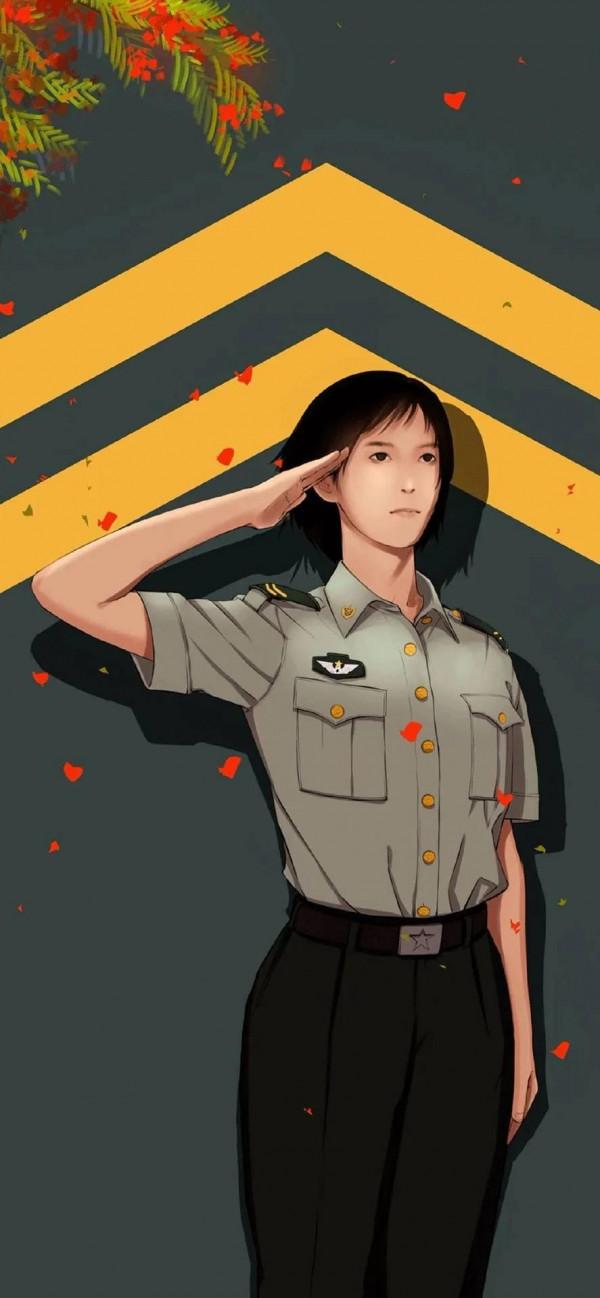 硬核軍人手機桌布：青春有很多樣子，很慶幸青春裡有穿軍裝的樣子