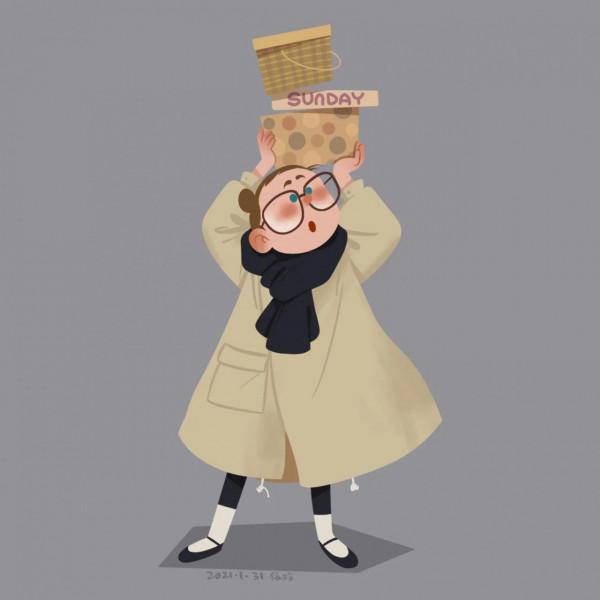 插畫 丨 遇見記錄生活的小可愛