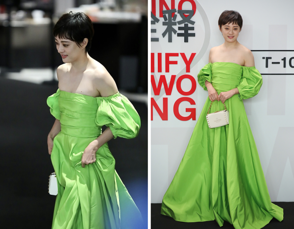 孫儷真是“瘦而不柴”,身穿嫩綠色禮服挺優雅,真挺顯嫩的 孫儷真是“瘦而不柴”,身穿嫩綠色禮服挺優雅,真挺顯嫩的