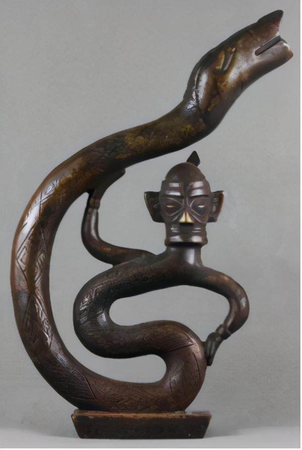 民間收藏古蜀玉器中的伏羲女媧