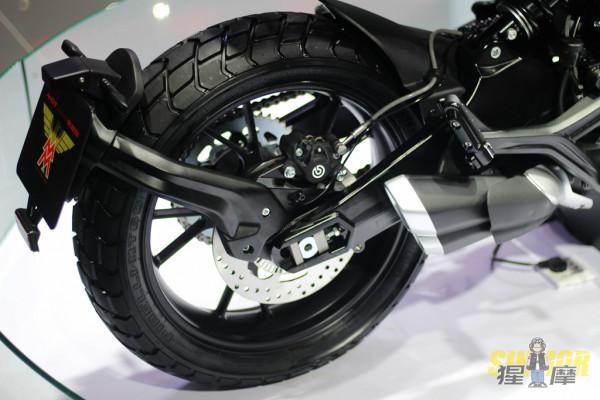 重慶摩博會 莫里尼Seiemmezzo 6½展出 一臺復古風格的現代街車