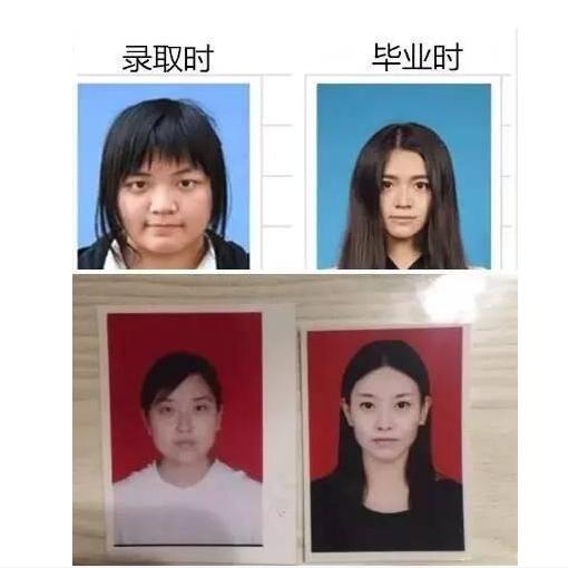 大一到大四“對比照”，多數學生變得動人，看到醫學生忍不住笑