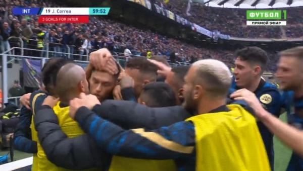 打破僵局!科雷亞一條龍破門,國米1-0領先烏迪內斯 打破僵局!科雷亞一條龍破門,國米1-0領先烏迪內斯