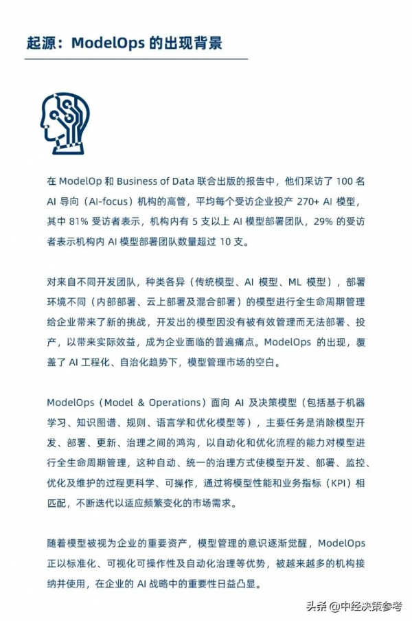 2021年ModelOps技術應用及趨勢白皮書