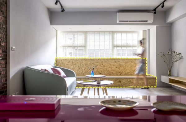 沒想到歐松板還能這麼用：直接在客廳窗邊打造卡座，舒適感升級了