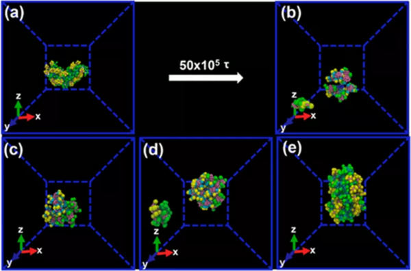 ACS Macro Letters：Janus奈米顆粒自組裝成單分子和低聚球形膠束