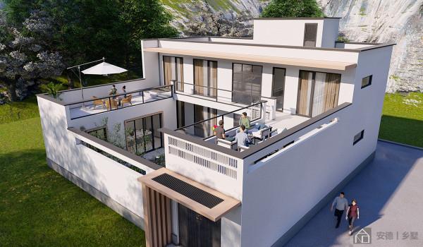 北京密雲湯河口村李家別墅,建築尺寸:16.1*17m,土建造價:39.6 北京密雲湯河口村李家別墅,建築尺寸:16.1*17m,土建造價:39.6