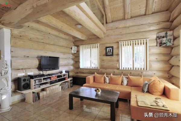 這4款120平方左右的圓形原木頭建造的小木屋別墅冬天最合適住 這4款120平方左右的圓形原木頭建造的小木屋別墅冬天最合適住