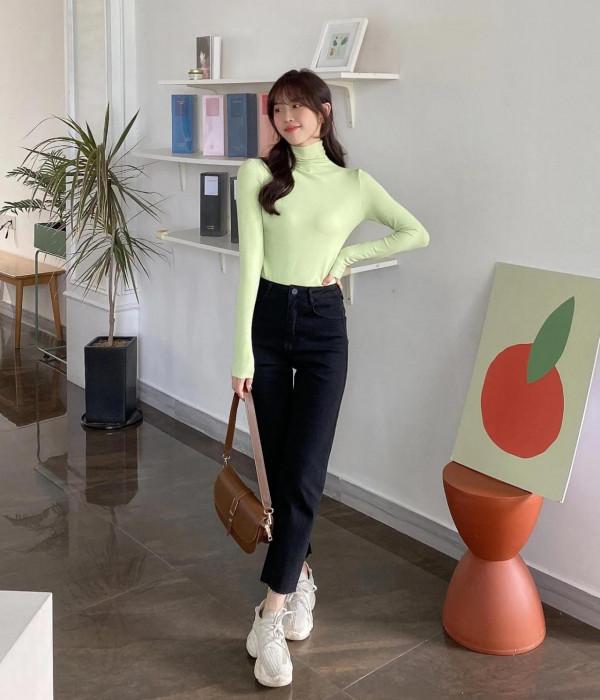 秋天牛油果綠怎麼搭配好看