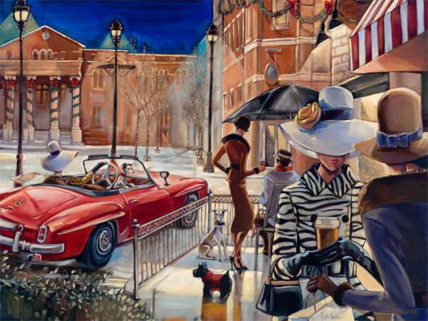 美國復古形象畫家 崔西·比德爾 作品欣賞 美國復古形象畫家 崔西·比德爾 作品欣賞