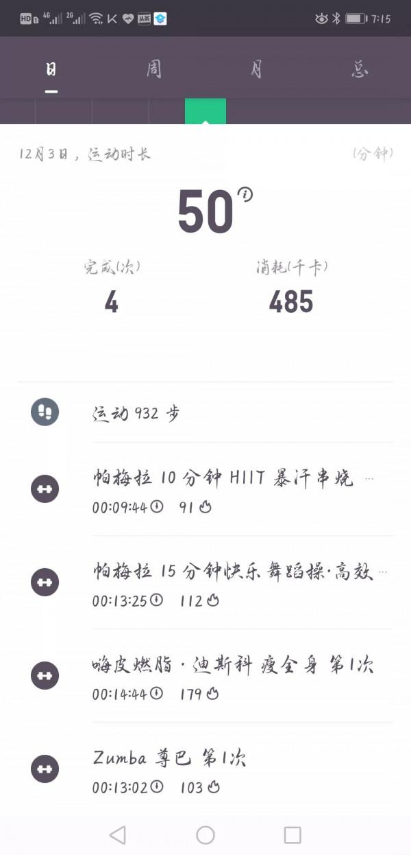 生活不是等待風暴過去，而是學會在雨中翩翩起舞。減肥打卡第一天