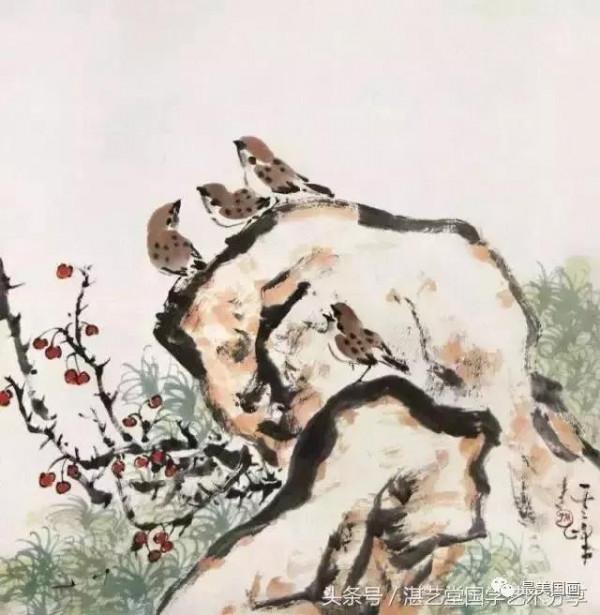 王雪濤、關山月、孫其鋒筆下的麻雀各有神韻