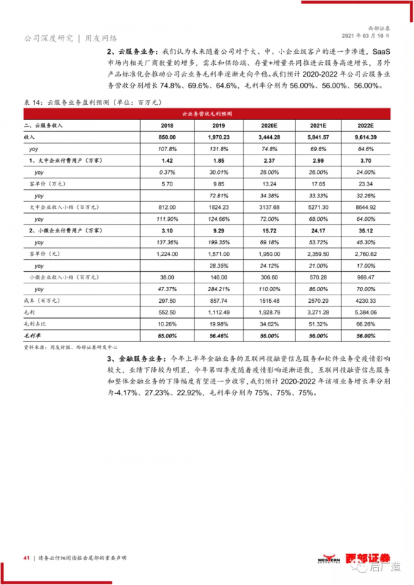 國內ERP領跑者用友網路公司深度研究報告