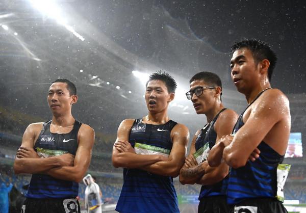 全運會男子4x400米接力決賽 四川隊奪冠 全運會男子4x400米接力決賽 四川隊奪冠