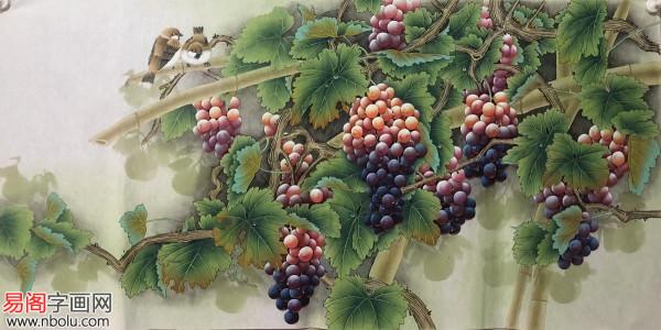 王振興的工筆葡萄,呈現的是藝術,送出的是吉祥 王振興的工筆葡萄,呈現的是藝術,送出的是吉祥