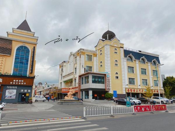 吉林琿春有一條歐式街，就在市中心卻沒什麼人，遊客還以為荒廢了