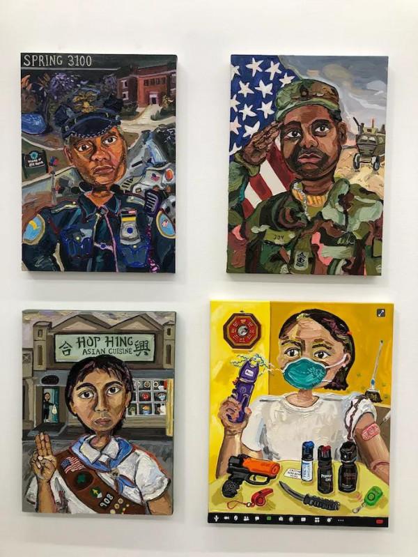 「我不是病毒」陳舒商畫展在洛杉磯舉行