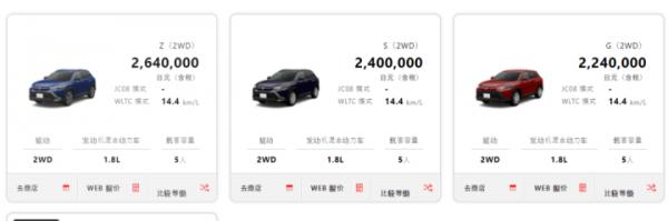 卡羅拉CROSS日規版釋出，約合人民幣12萬元起售