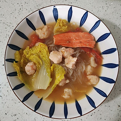 減脂餐❗️番茄蝦滑湯～低脂低卡鮮美不怕胖