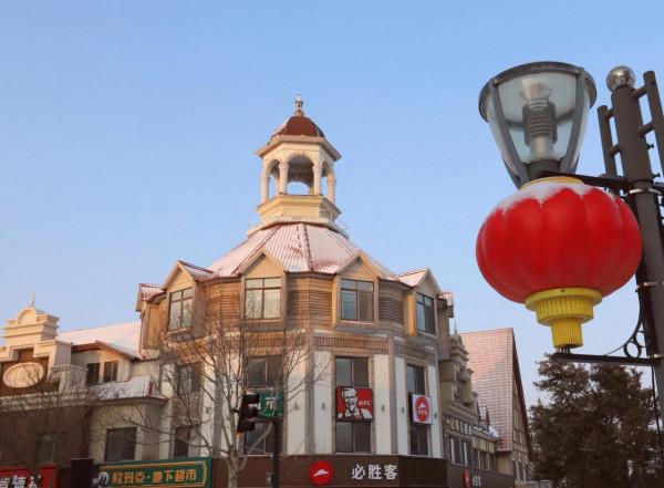 雪後北戴河街頭