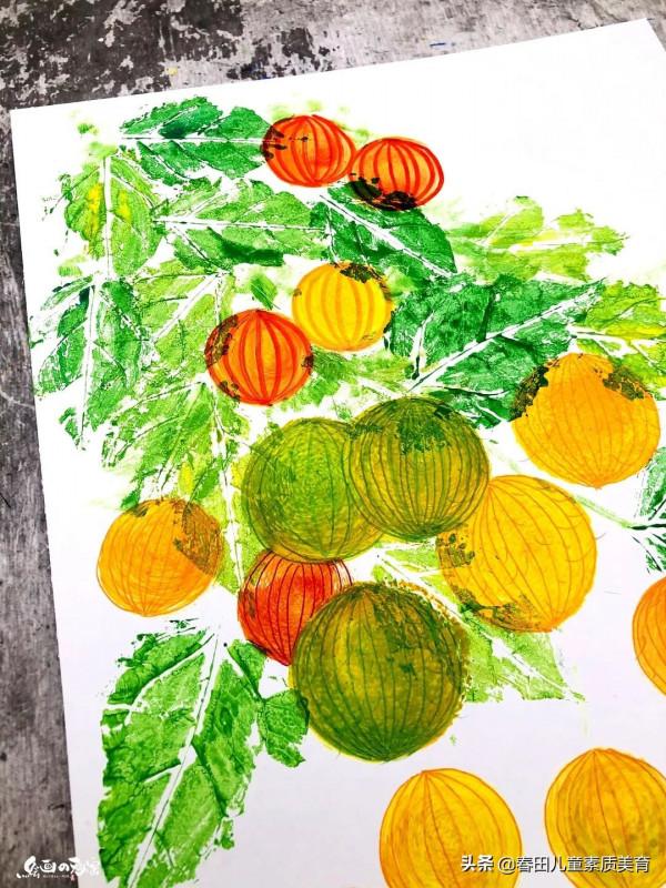 教程 | 適用於三年級以上—少兒美術課程《燈籠果》