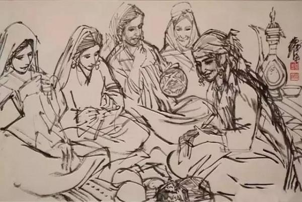 黃胄|一位紮根西北的天才畫家,現代水墨人物畫大師 黃胄|一位紮根西北的天才畫家,現代水墨人物畫大師