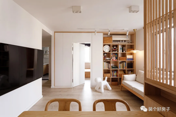 海淀媽媽的育兒經都藏在這68m²!30W做24m²收納區,利用率提高30% 海淀媽媽的育兒經都藏在這68m²!30W做24m²收納區,利用率提高30%