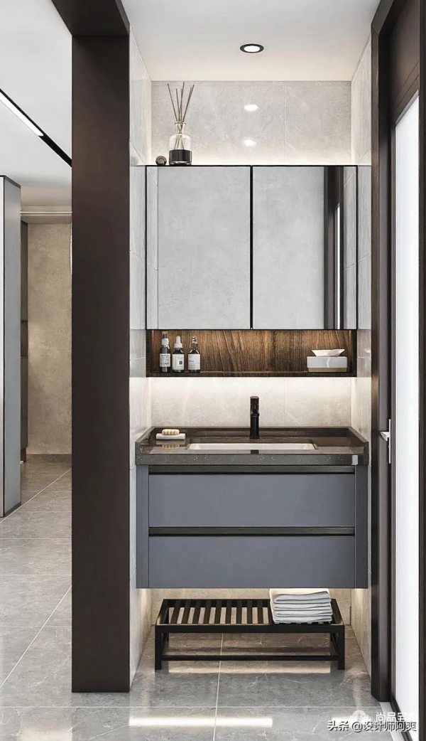 130㎡現代輕奢，真的從玄關美到浴室，看完走不動了