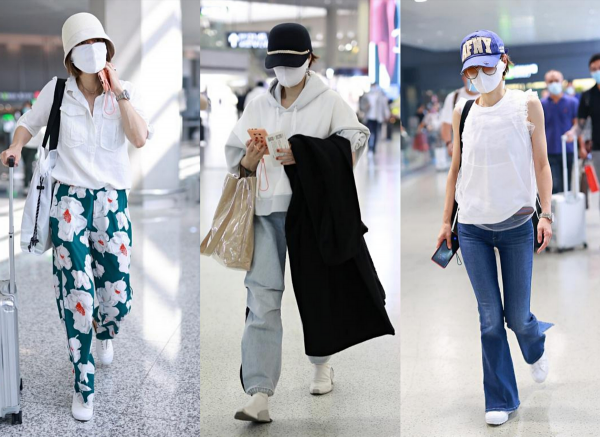 45歲馬伊琍和小14歲小鮮肉拍新戲！特意裝嫩現身，穿休閒裝太減齡