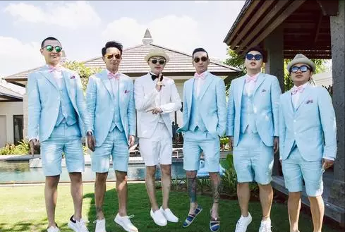 娛樂圈中7位男星的伴郎團，陳小春人緣好到爆