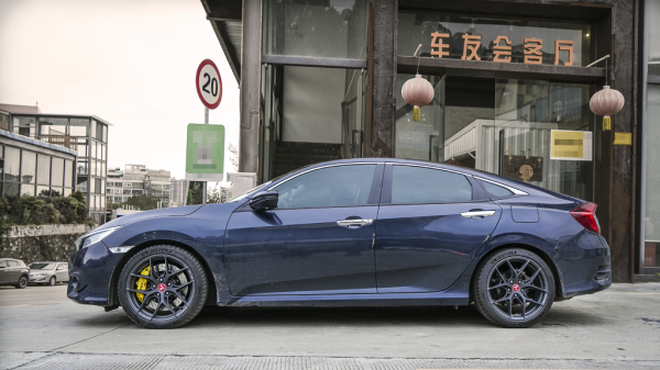 改裝案例-本田十代思域改TEI Racing P40NS&plus;街道效能剎車卡鉗套件