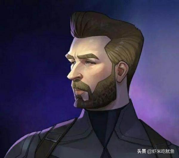 當漫威英雄遇上靈魂畫手，美國隊長眼神深邃，鋼鐵俠有氣質