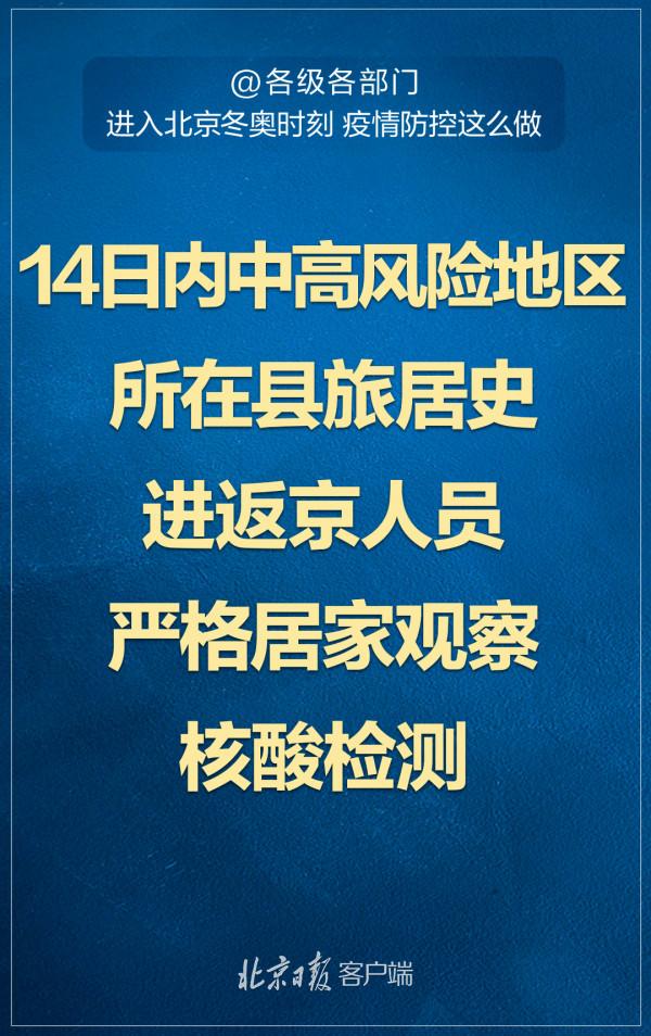 各級各部門注意！進入北京冬奧時刻，疫情防控這樣做