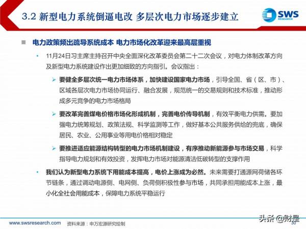 電力行業投資策略:新型電力系統倒逼電改,電力迎來黃金時代 電力行業投資策略:新型電力系統倒逼電改,電力迎來黃金時代